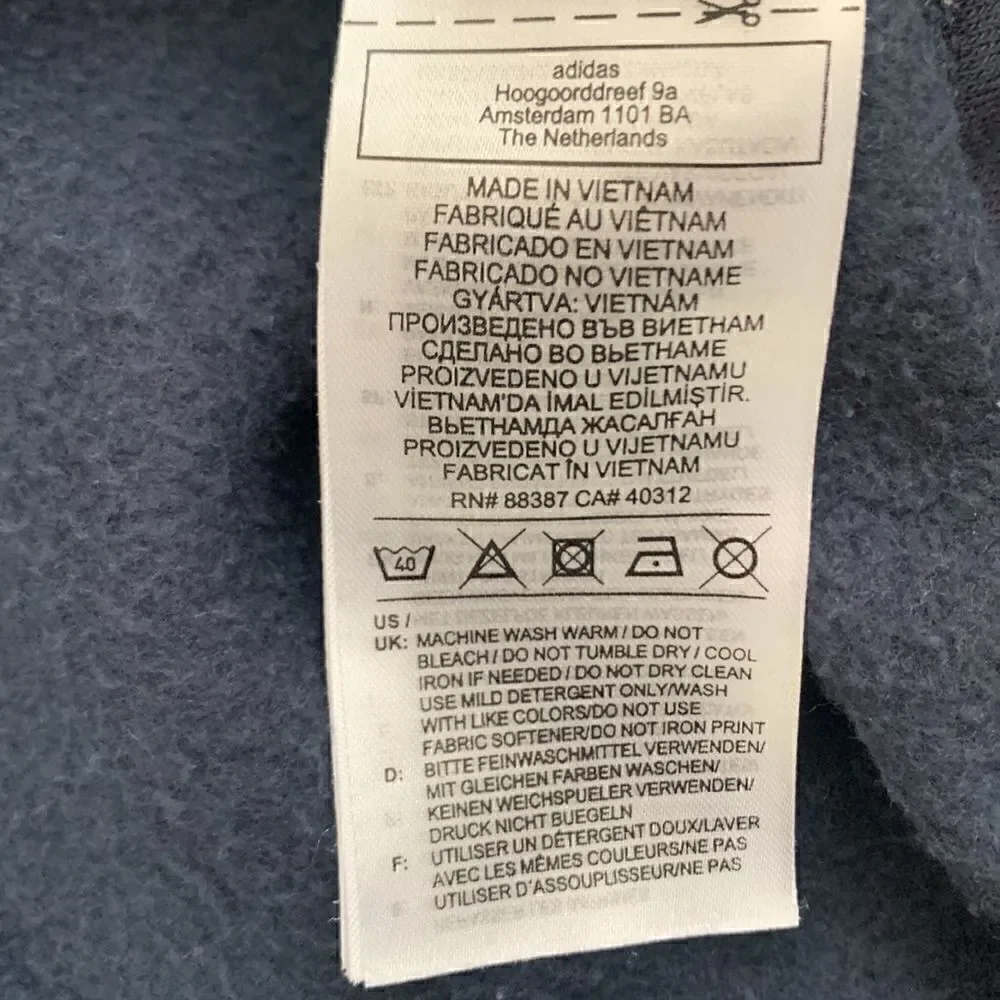 Adidas Men’s Hooded Pullover Sweater Size L